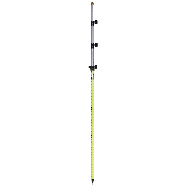 Sitepro 4715 15Ft Twist-Lock Prism Pole, 10ths/Metric 07-4715-TMA-FY